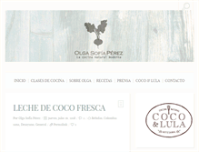 Tablet Screenshot of olgasofiaperez.com